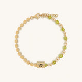 Fearless Honesty Peridot Leo Bracelet