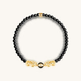 Absolute Power Double Dragon Evil Eye Bracelet