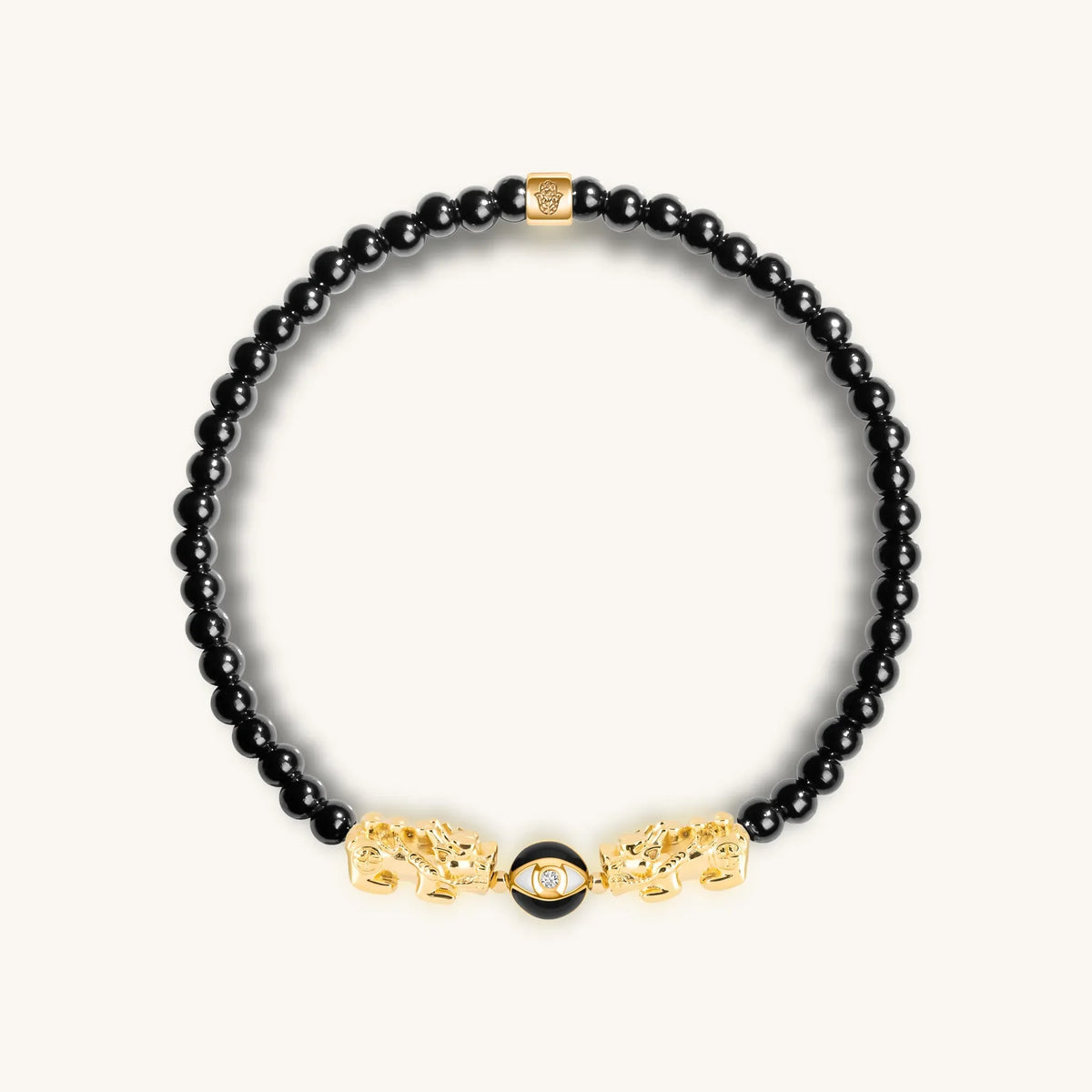 Absolute Power Double Dragon Evil Eye Bracelet