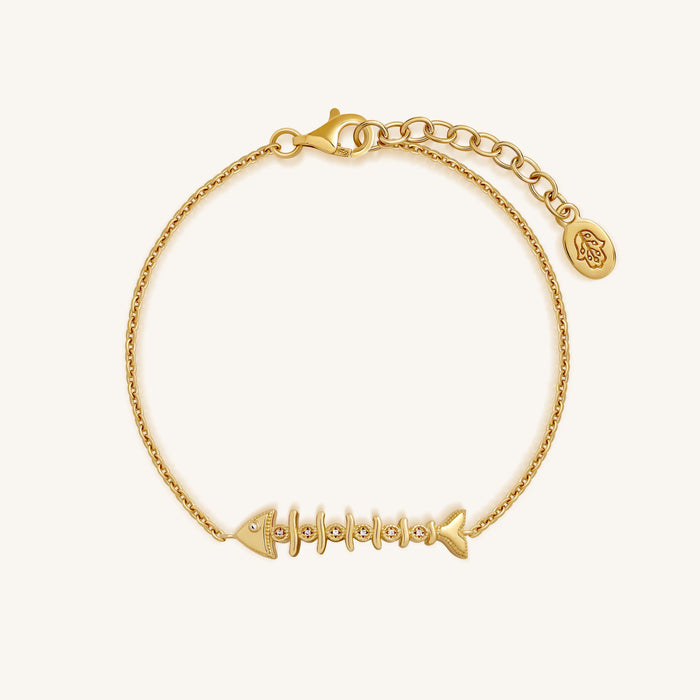 Everflowing Grace Fish Cubic Zirconia Bracelet