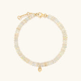 Treasured Grace 14K Gold Love Opal Heart Bracelet