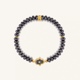 Guardian Spirit Hematite & Aquamarine Bracelet
