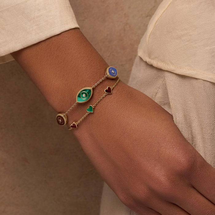 Radiant Bonds Multi-Stone Bracelet Set