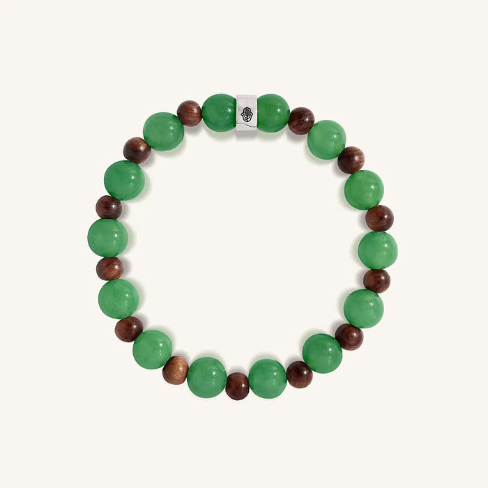 Divine Composure Agarwood & Jadeite Bracelet