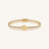 Sanctuary Light Hamsa Tennis Bracelet
