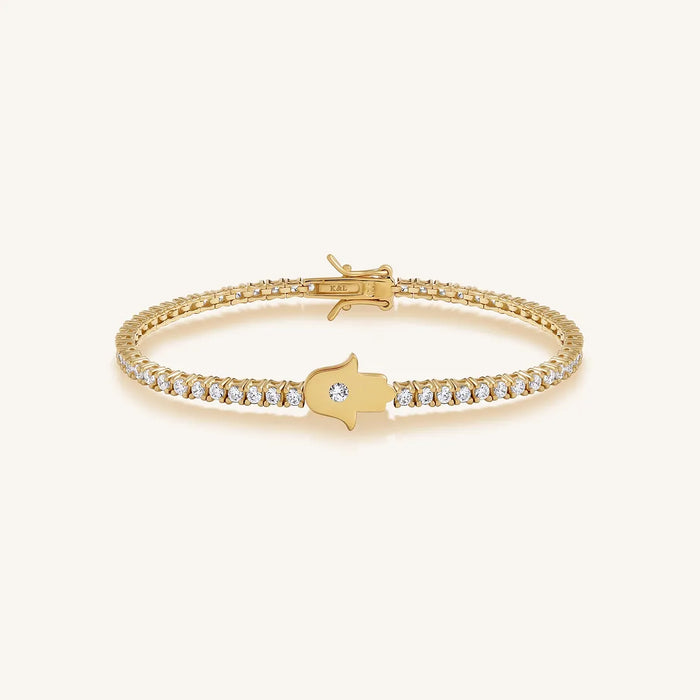 Sanctuary Light Hamsa Tennis Bracelet