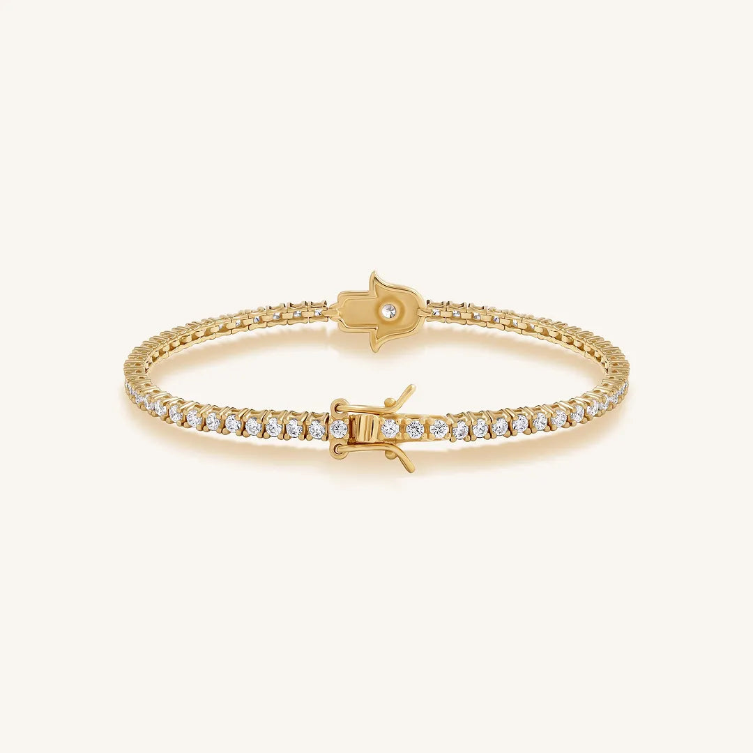 Sanctuary Light Hamsa Tennis Bracelet