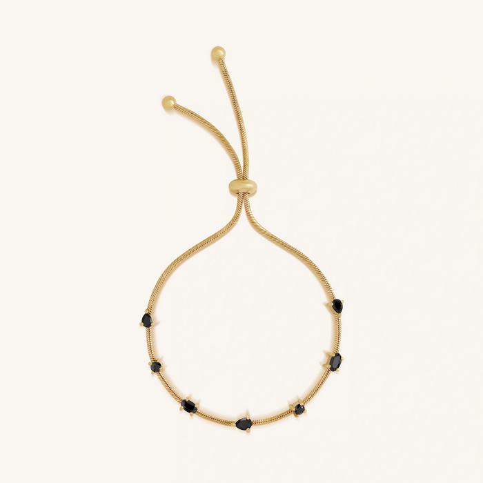 Midnight Flow Onyx Bolo Bracelet