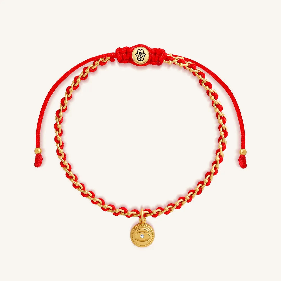 Divine Shield Red String Evil Eye Bracelet