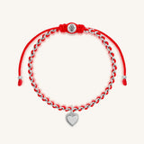 Boundless Affection Red String Heart Bracelet