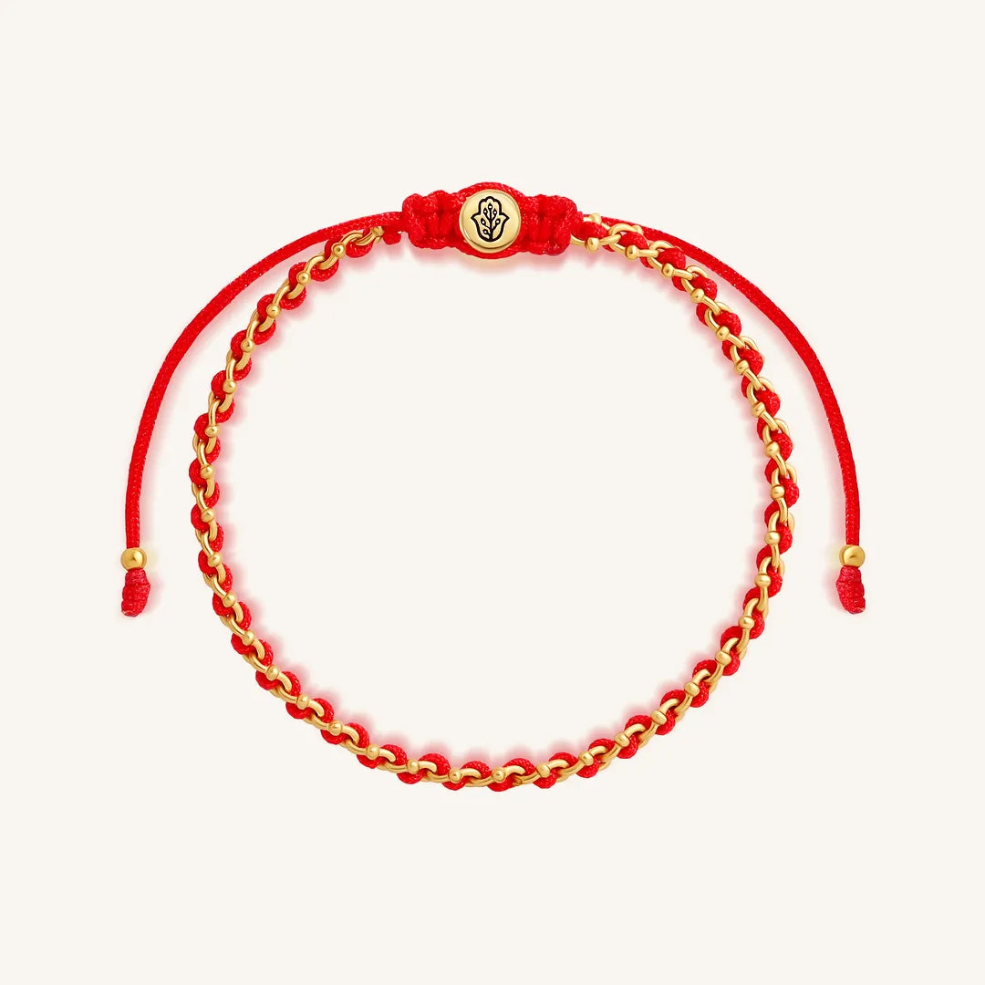 Harmony Bound Red String Bracelet