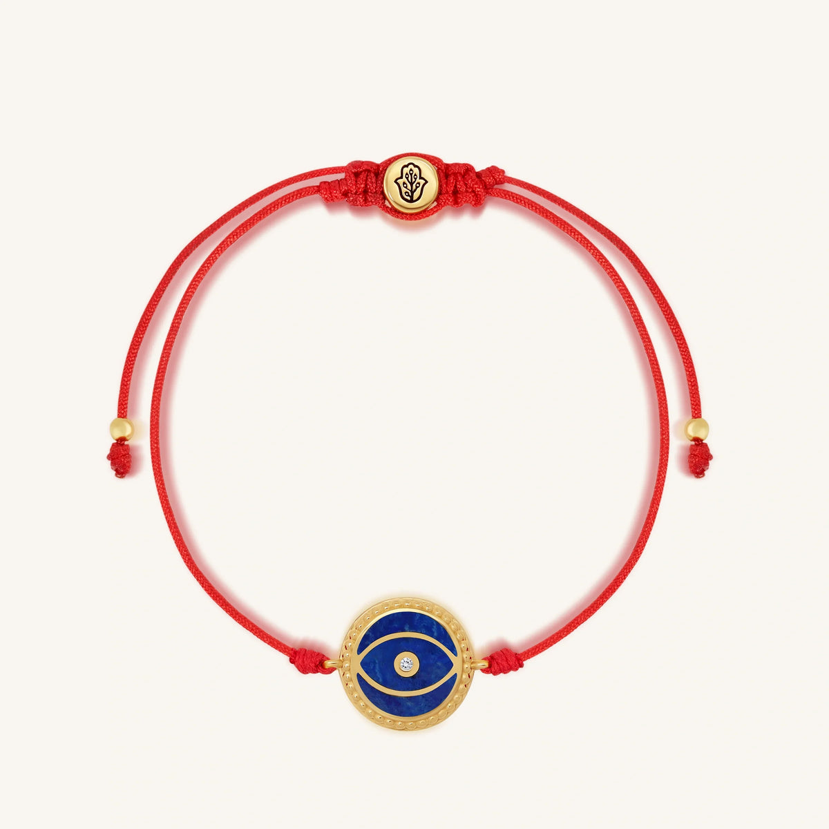 Intuitive Guardian Lapis Lazuli Evil Eye Red String Bracelet