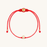Innocent Guardian Lotus Red String Bracelet