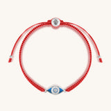 Prevent Harm Red String Evil Eye Charm Bracelet