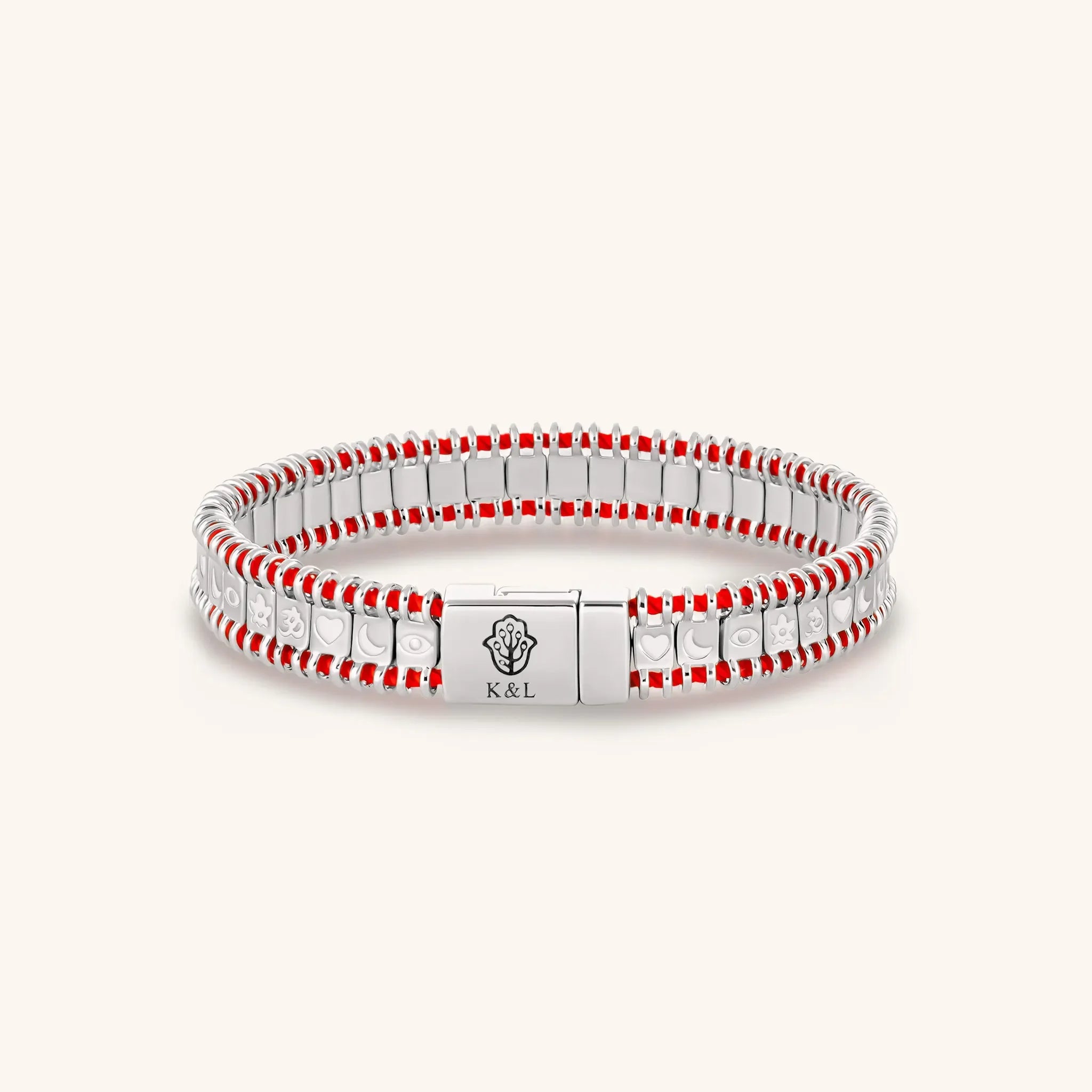 Powerful Positivity - Red String Tennis Bracelet