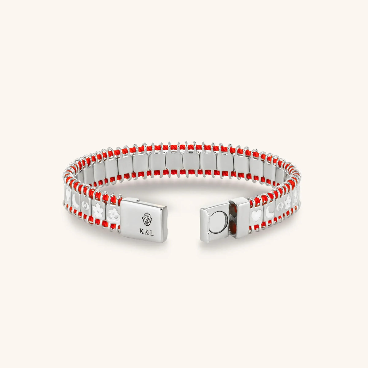 Powerful Positivity - Red String Tennis Bracelet