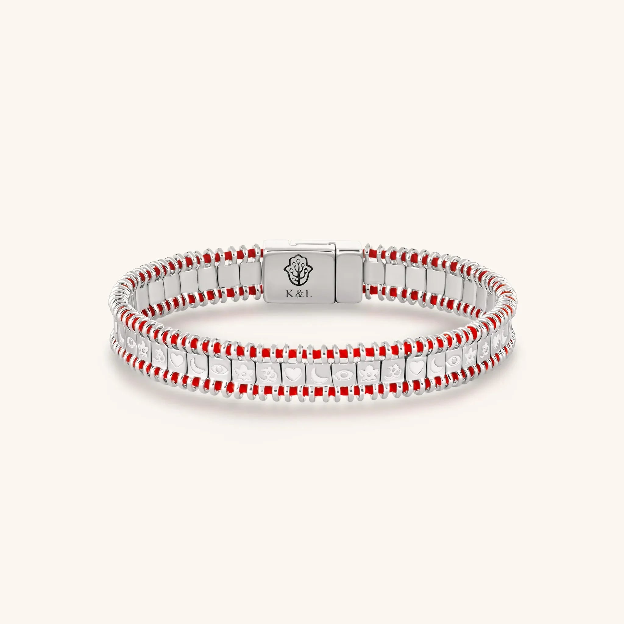 Powerful Positivity - Red String Tennis Bracelet