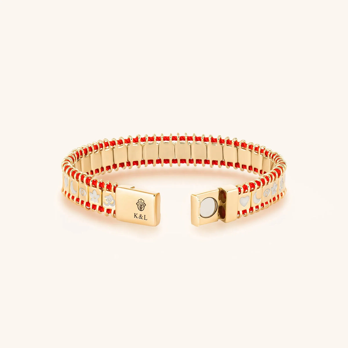 Embodied Energy Red String Tennis Bracelet