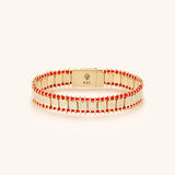 Embodied Energy Red String Tennis Bracelet