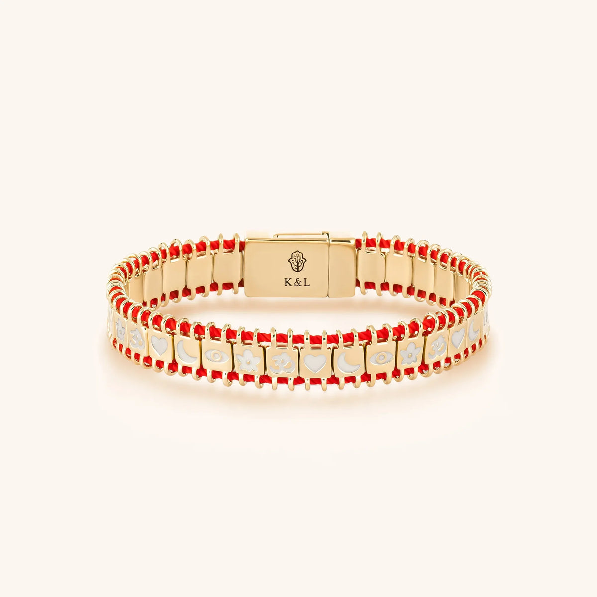 Embodied Energy Red String Tennis Bracelet