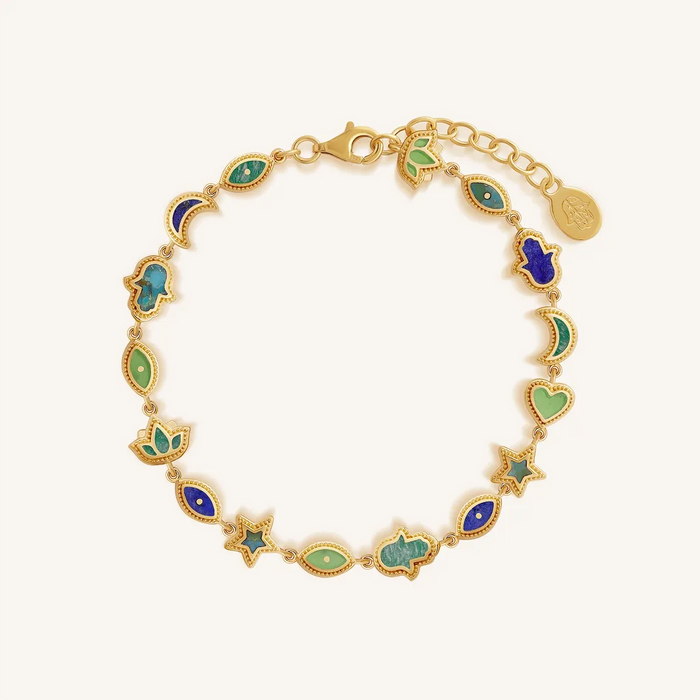 Sunlit Wishes Multi-Symbol Bracelet