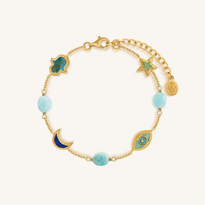 Summer Serenity Multi-Stone Bracelet