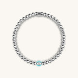 Serene Contemplation - Evil Eye Charm Bracelet