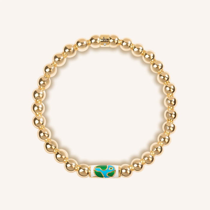 I am Aligned - "The World" Tarot Bracelet