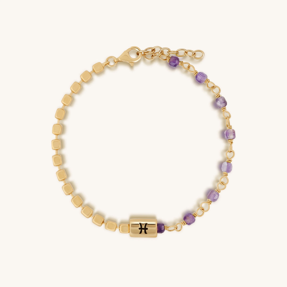 Intuitive Dreamer Pisces Amethyst Bracelet