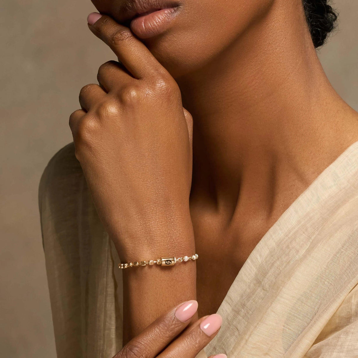Nurturing Spirit Cancer Pearl Jewelry Set
