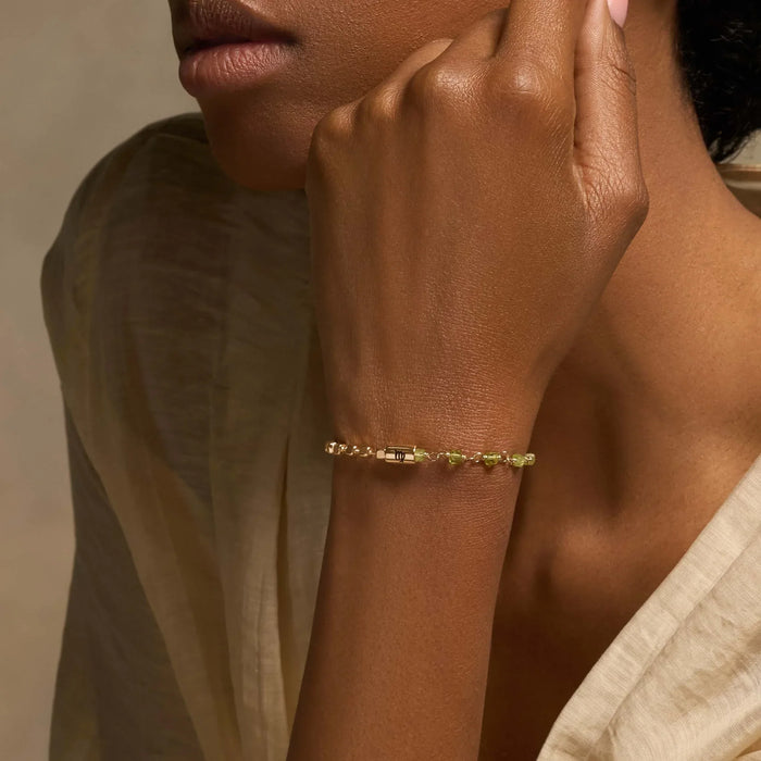Inspired Perfectionist Virgo Peridot Bracelet