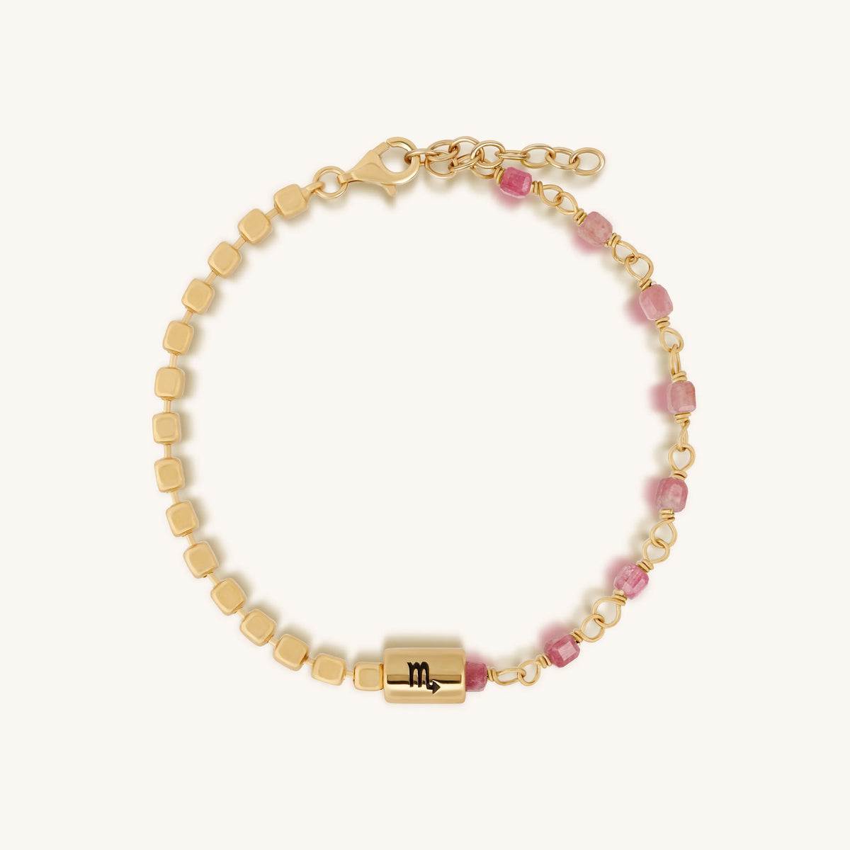Ardent Mystic Scorpio Pink Tourmaline Bracelet