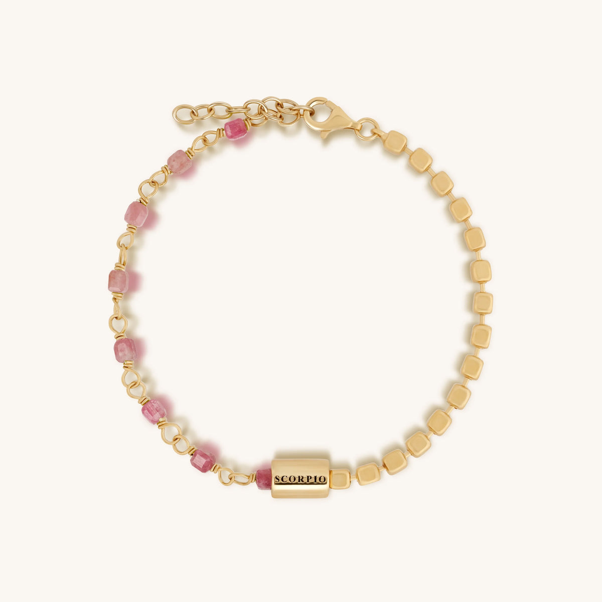 Ardent Mystic Scorpio Pink Tourmaline Bracelet