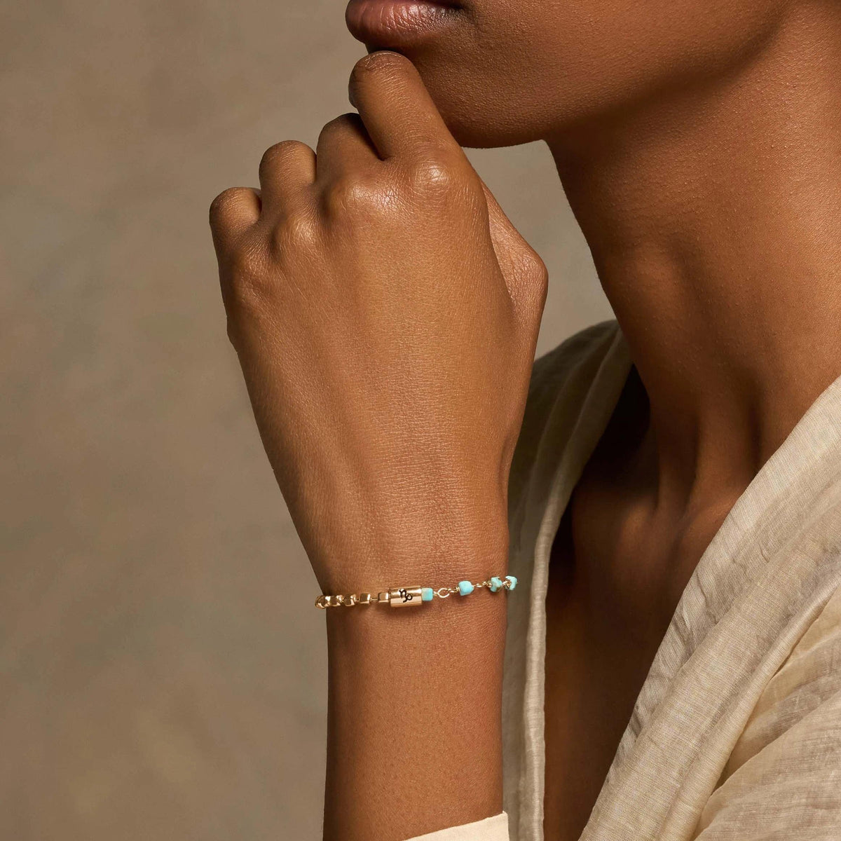 Resilient Ambition Capricorn Turquoise Bracelet