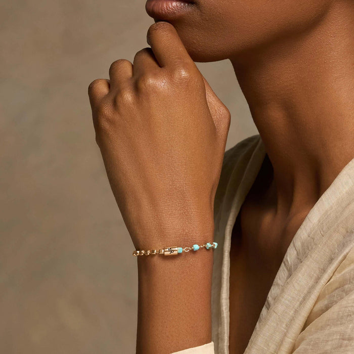 Resilient Ambition Capricorn Turquoise Bracelet