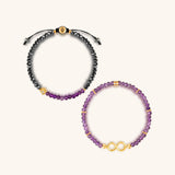 Blissful Energy Amethyst Bracelet Set