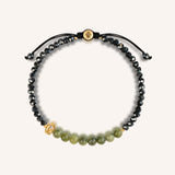 Enlightened Approach Jade Buddha Hematite Luck Bracelet