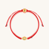 Powerful Protection Hematite Gold Evil Eye Red String Bracelet