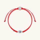 Calm Manifestor Red String Amethyst Evil Eye Bracelet