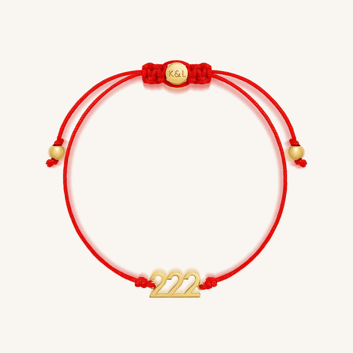 222 Harmony Red String Bracelet