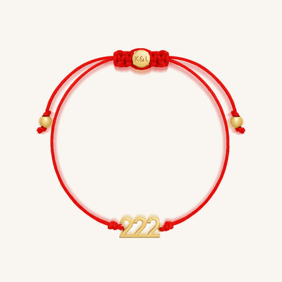 222 Harmony Red String Bracelet