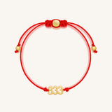 333 Expression Red String Bracelet