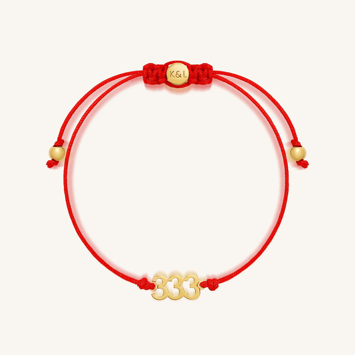 333 Expression Red String Bracelet