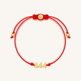 444 Foundation Red String Bracelet