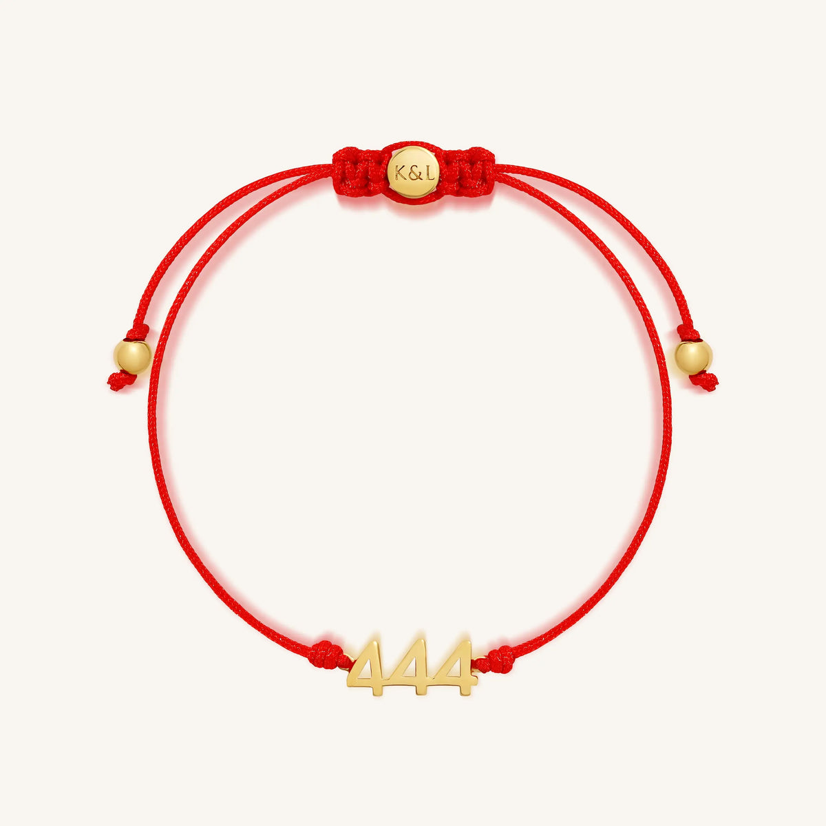 444 Foundation Red String Bracelet