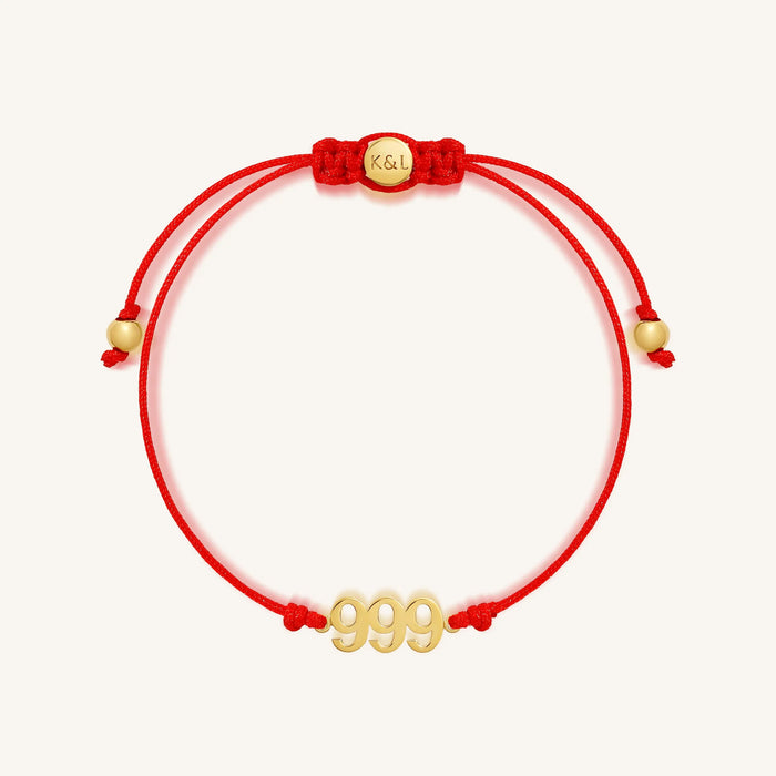 999 Renewal Red String Bracelet