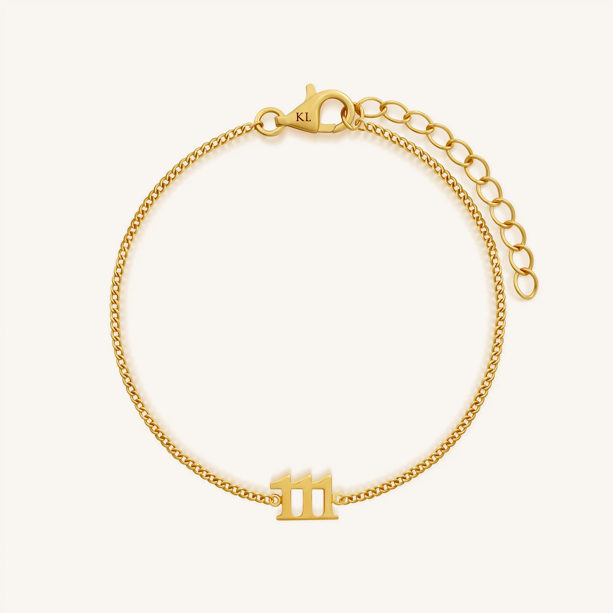 111 Manifestation Chain Bracelet