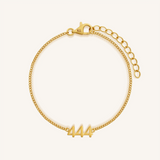 444 Steadfast Protection Chain Bracelet