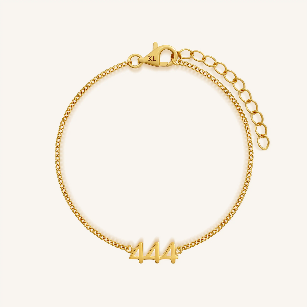 444 Steadfast Protection Chain Bracelet