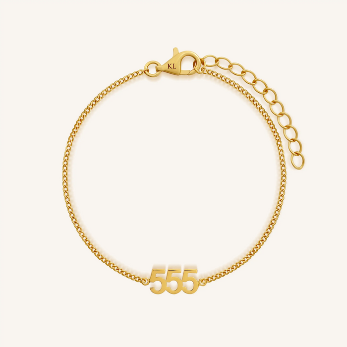 555 Courageous Change Chain Bracelet